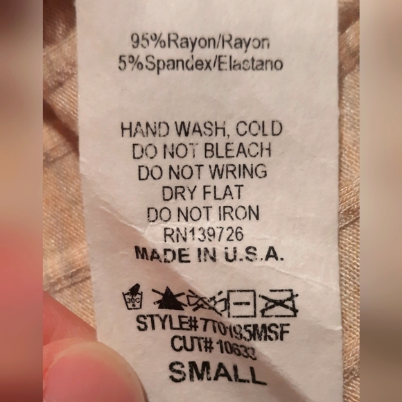 August Mist Tan Open Front Cardigan size Small - Picture 11 of 12